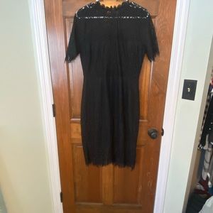 Lulu’s XL Remarkable Black Lace Dress